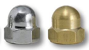 DIN 1587  Гайка колпачковая (сталь, нержавейка, латунь)