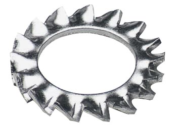DIN 6798 A шайба стопорная оцинкованная